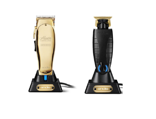 Andis Cordless Master Clipper GOLD & GTX Trimmer Limited Edition COMBO