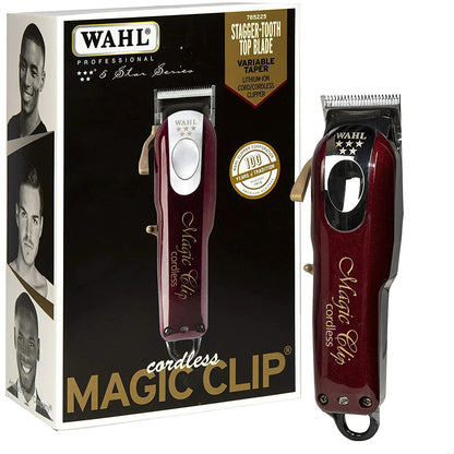 Wahl Cordless Magic Clip Clipper + BaByliss Gold Skeleton Trimmer COMBO