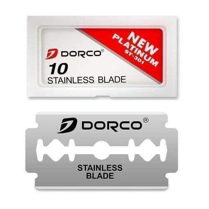 Dorco ST301 Platinum Extra Double Edge Razor Blade - Red