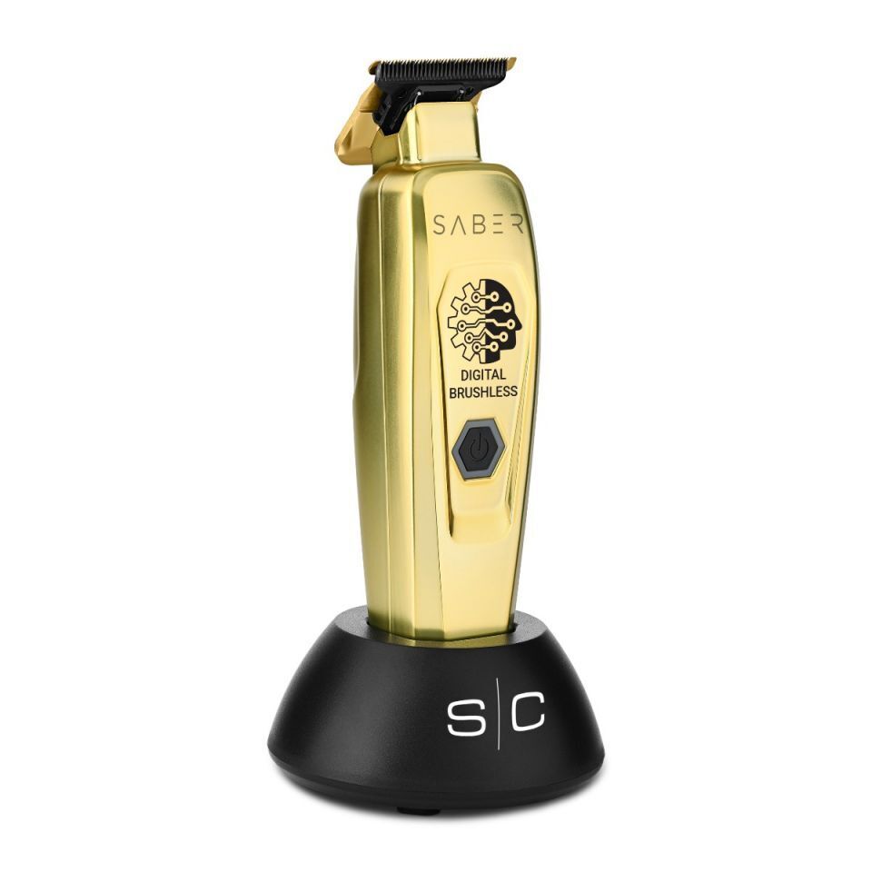 StyleCraft Saber 2.0 Gold Cordless Clipper - Saber Trimmer COMBO