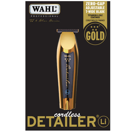 Wahl Cordless Gold Magic Clip Clipper & Gold Detailer Trimmer COMBO