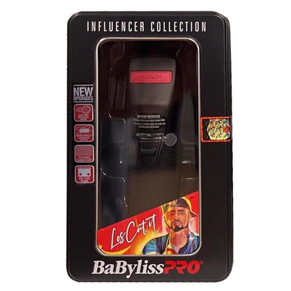 BaByliss Pro Red & Black BOOST+ Influencer Collection Cordless Clipper