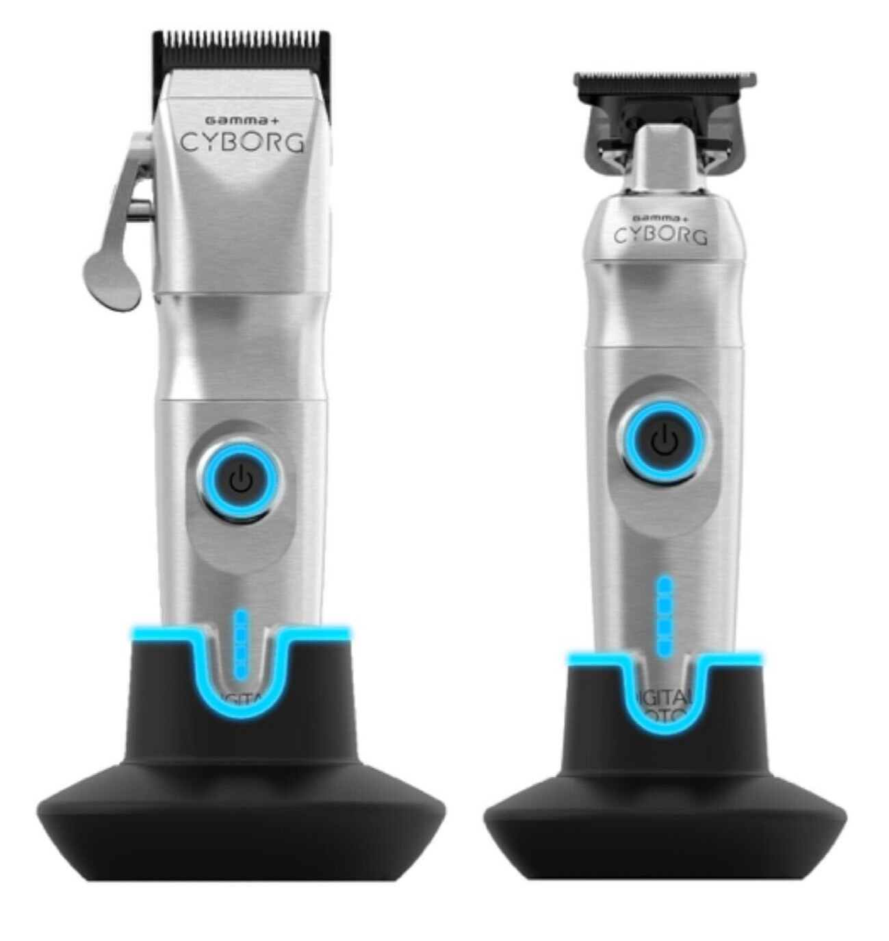 Gamma+ Cyborg Cordless Hair Clipper & Trimmer SET (GP401S/GP604M)