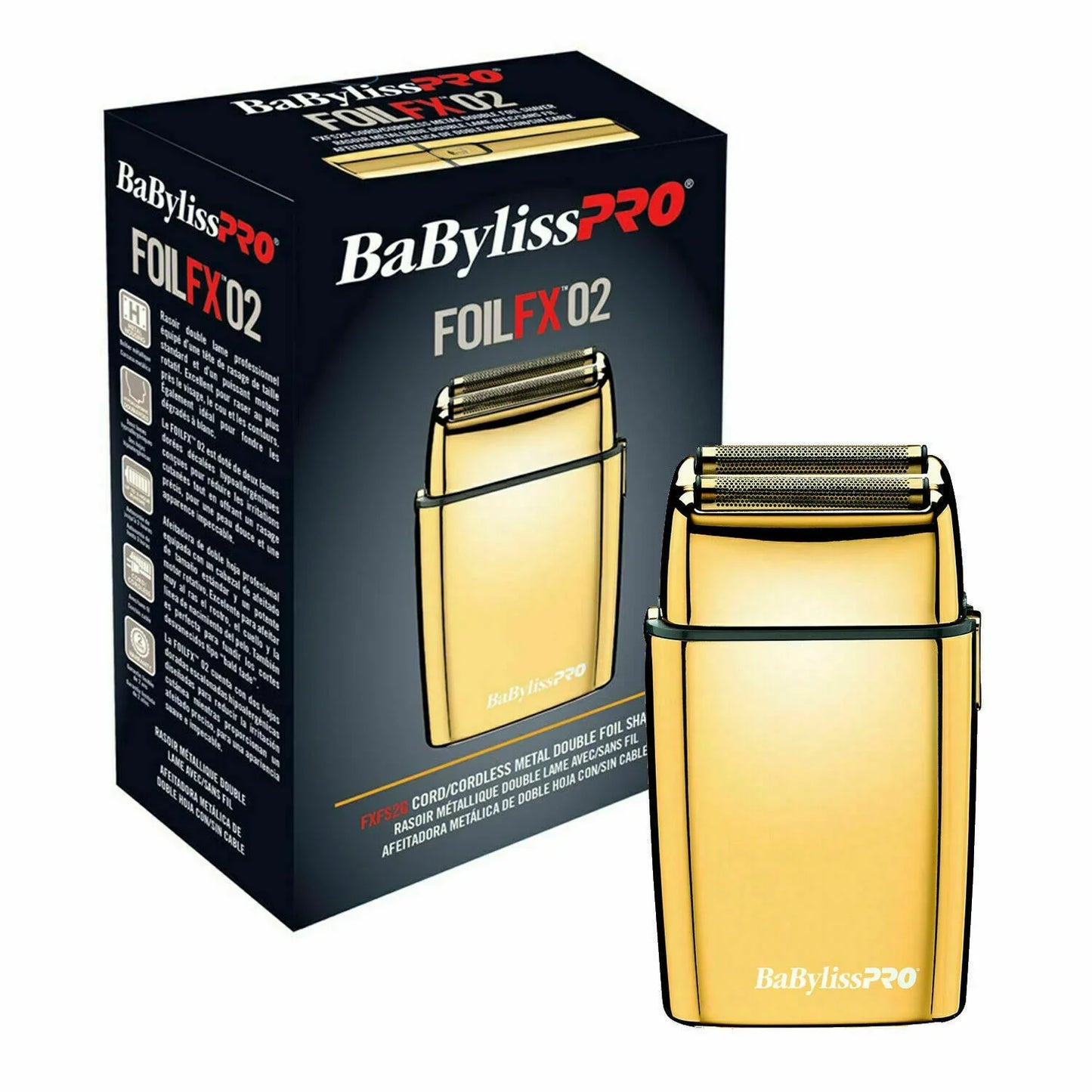 BaByliss PRO Gold LO-PRO FX Clipper & Trimmer & Double Foil Shaver TRIO