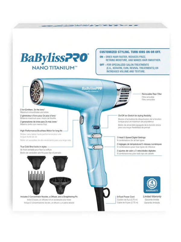 BABYLISS PRO HIGH-SPEED DUAL IONIC DRYER