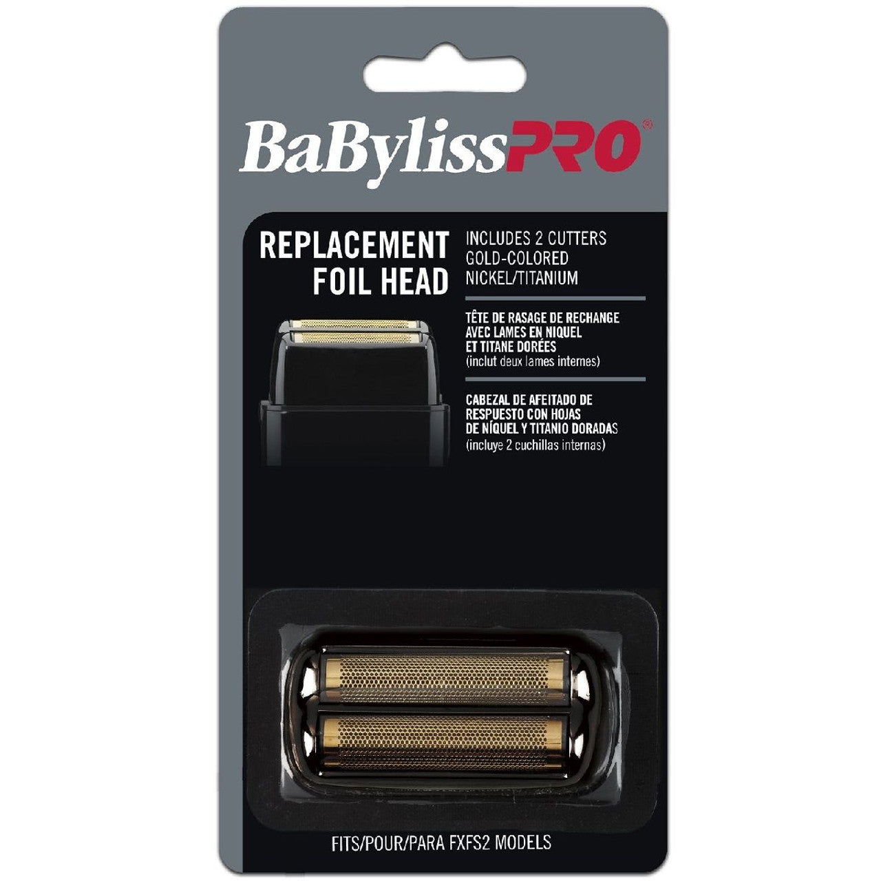 BABYLISS PRO REPLACEMENT FOIL & CUTTER - BLACK #FXRF2B