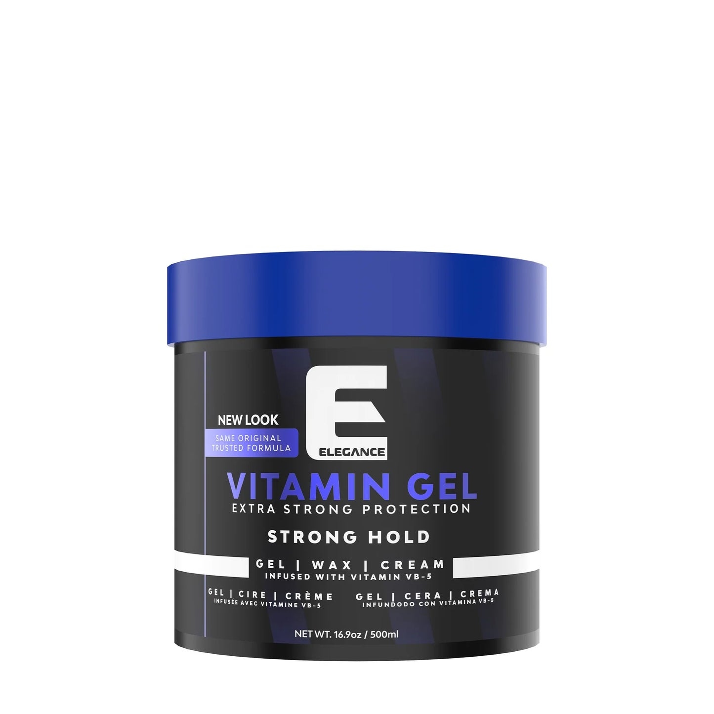 ELEGANCE Vitamin Hair Gel Strong Hold 500 ml - 16.9 oz