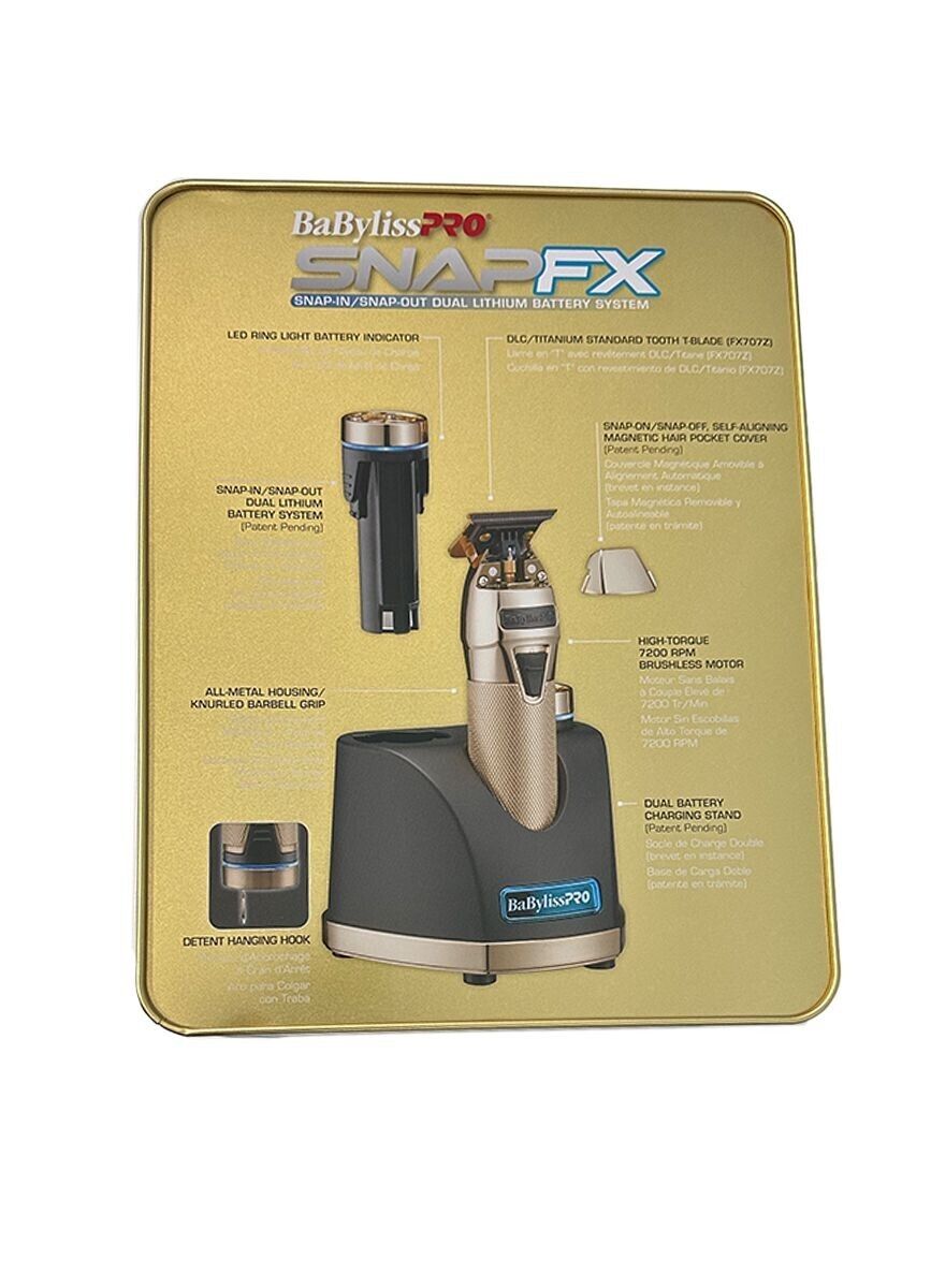 BaByliss PRO Gold Snap FX Clipper & Trimmer Combo