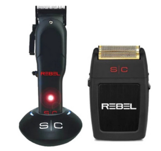 StyleCraft Rebel Clipper & Foil Rebel Shaver With Super-Torque Motor COMBO