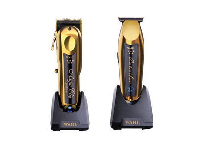 Wahl Cordless Gold Magic Clip Clipper & Gold Detailer Trimmer COMBO