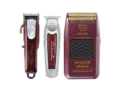 Wahl Cordless Magic Clip & Cordless Detailer & Shaver TRIO