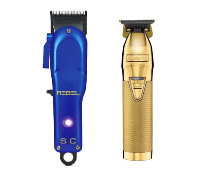 Stylecraft Rebel Clipper & BABYLISS Gold FX Skeleton Trimmer COMBO