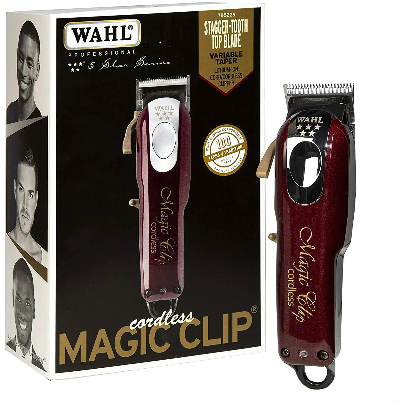 Wahl Cordless Magic Clip Clipper + BaByliss Gold Skeleton Trimmer COMBO