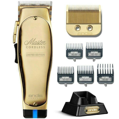 Andis GOLD Master Cordless Clipper - Cordless GTX Trimmer - Resurge Shaver TRIO