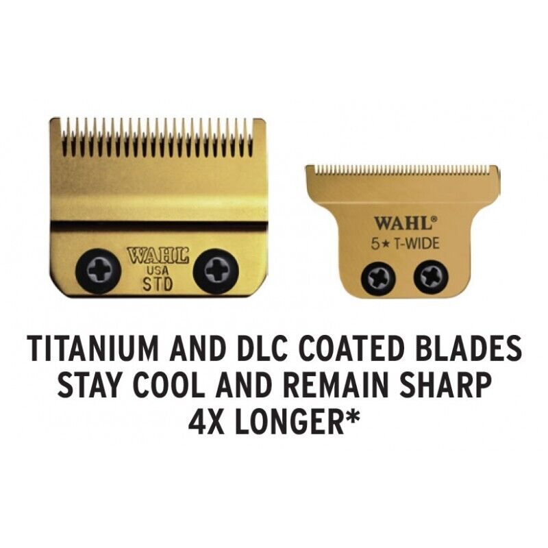 Wahl Cordless Barber Combo Black Magic Clip Clipper & Detailer Trimmer