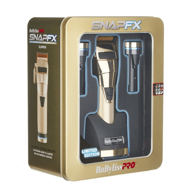 Babyliss Pro Snap FX Cordless Clipper - Gold #FX890GI