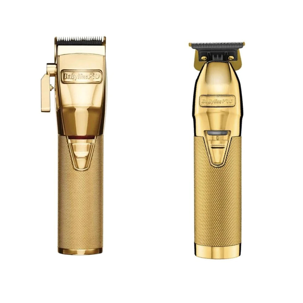 BaByliss PRO Gold FX Clipper & Skeleton Trimmer Combo