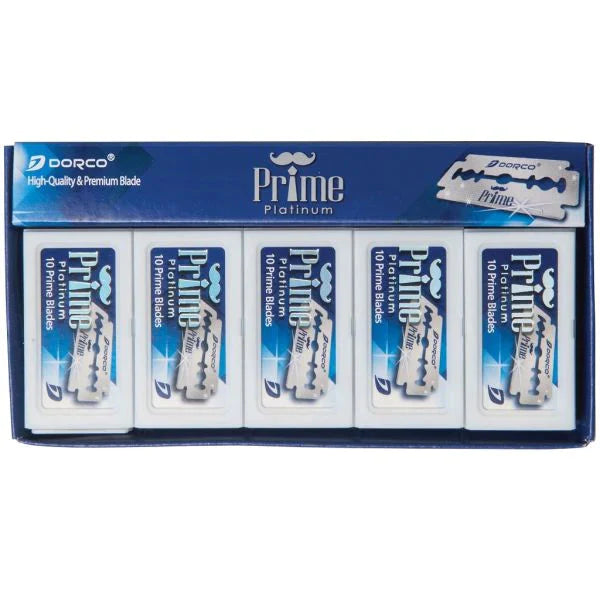 Dorco STP301 Prime Blue Platinum Extra Double Edge Razor Blade