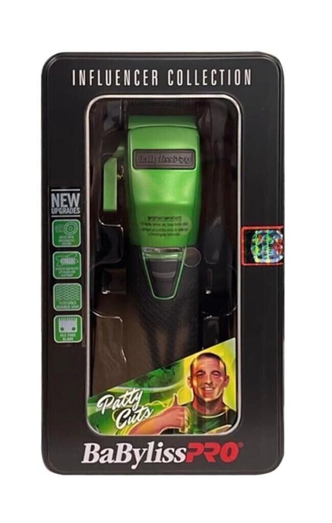 BaByliss PRO Green FX BOOST+ Cordless Clipper - Limited Edition Influencer Collection