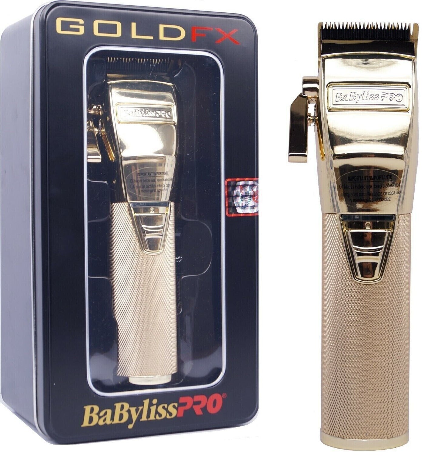 BaByliss PRO Gold FX Clipper & Skeleton Trimmer Combo